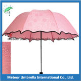 Contact Printing Clolor Foldable Ladies Umbrella