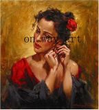 OilHand made Portrait Impressionist Oil Painting Painting (OP-04)