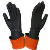 Two Colors Latex Coated Work Gloves