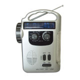 Crank Dynamo Radio with Flashlight and Alarm (KA339)