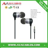 Simple Smartphones Metal Earphone with Microphone