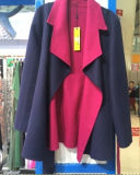 80% Wool, 20% Polyester, Women Fashion Double-Faced Woolen Coat (Z-1593)