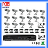 16PCS CCTV Camera 16CH D1 DVR System
