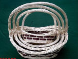 Willow Wicker Basket with High Handle (WBS013)