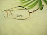 Gold Full Frame Stainless Eyewear Optical Frame