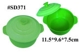 Mini Size Round Shaped Silicone Pot Cooker Steamer Case, Microwave Healthy Non-Stick