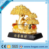 Polyresin Jade Plant for New Year Gift (HG081)