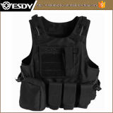 Hotsale Military Black Gear Molle Paintball Combat Soft Safety Protective Army Tactical Vest