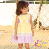 Cute Yellow Baby Dress Clothing Flower Lace Girl Dress