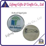 Eco School Safety Needle Metal Badges