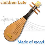 Children Wooden 4-Stringed Chinese Lute Wooden Toys