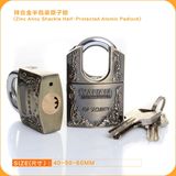 Top Security Zinc Alloy Shackle Half Protected Atomic Padlock