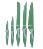 5 PCS Knife Set with PP+TPR Handle (RC-KS-011)