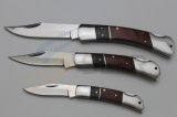 Color Wood Handle Pocket Knife (SE-394)