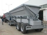 Side Dump Mineral Powder Transport Trailer Train