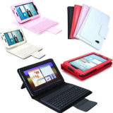 Bluetooth Wireless Keyboard Leather Case for Samsung