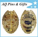 High Quality Metal Military Police Badge in Best 3D Engrave (badge-037)