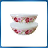 Enamel Deep Salad Bowl with Cover (HDSY)