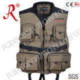 Waterproof and Breathable Fishing Vest with CE Certificate Approval (QF-1912)