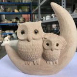 Customized Sandstone Animal/ Owl Carving/Statue for Gift