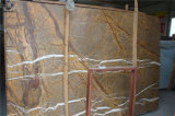 Brown Polished Slab for Wall / Floor Decoration