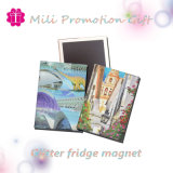Glitter 6PCS Set of Tinplate Fridge Magnet Promotional Gift