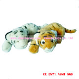 22cm 3D Sleeping Tiger Plush Animal Toys