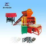 Automatic Concrete Brick Making Machine (QTY4-35I)