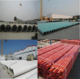 Fiberglass Composite Process Pipe for Water Treatment