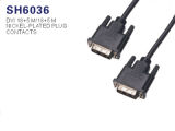 DVI (18+5) Male to DVI (18+5) Male Cable (SH6036)