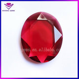 3*5mm Oval Loose Glass Stone with Flat Back