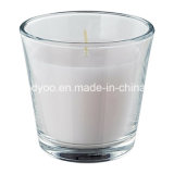 White Scented Glass Candle