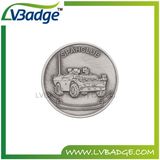 Factory Price OEM Custom Antique Silver Challenge Coin for Souvenir Gifts