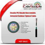 High Quality Gyfta53 Double PE Sheath Non-Metallic Armored Outdoor Optical Cable