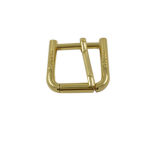 Custom Engraved Logo Gold Metal Pin Belt Buckle