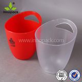 Stackable 3.5L Matt Printed PS Plastic Ice Bucket