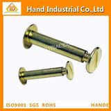 Brass Slotted Truss Head Fasteners Binding Post Screw