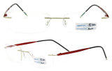 2012 Optical Eyewear /Titanium Rimless Eyeglasses /New Models of Glasses Frames (BJ12-300)