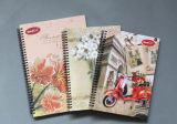 2015 Diary Promotional Hardcover Spiral Notebook Stationery From China