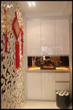 White Lacquer Storage Cabinet Invisible Handle