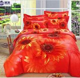 Home Textile Pure Coton Microfiber Bedding Set Duvet Cover Set