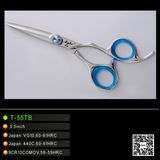 Japanese Steel Hairdressing Cutting Scissors (T-55TB)