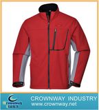 Mens Zipper Through Softshell Jacket