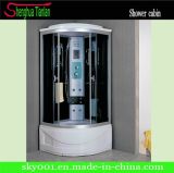 Popular Round Glass Combo Steam Shower Sauna Room (TL-8856)