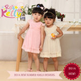 Lace Appliqued Baby Dress Made in China, Girls Clothing