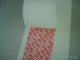 Adhesive Coated Paper Tamper Proof Stickers Material