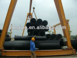 Chinese Tianmai Brand Large Size Steel Reinforced Spirally Wound HDPE Corrugated Drainage Plastic Pipes