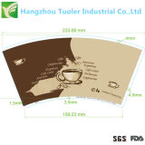 Printed Fan Shape Paper Catering Materials