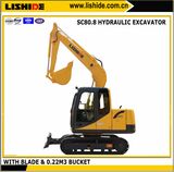 Lishide Hydraulic Crawler Excavator Sc80.8