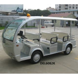 Electric Bus Sightseeing Cart with Rack (8-Seater)